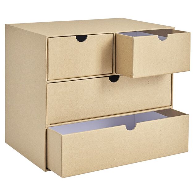 Organiseur de bureau 4 tiroirs