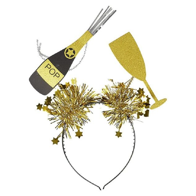 Serre t&ecirc;te de f&ecirc;te bouteille et fl&ucirc;te