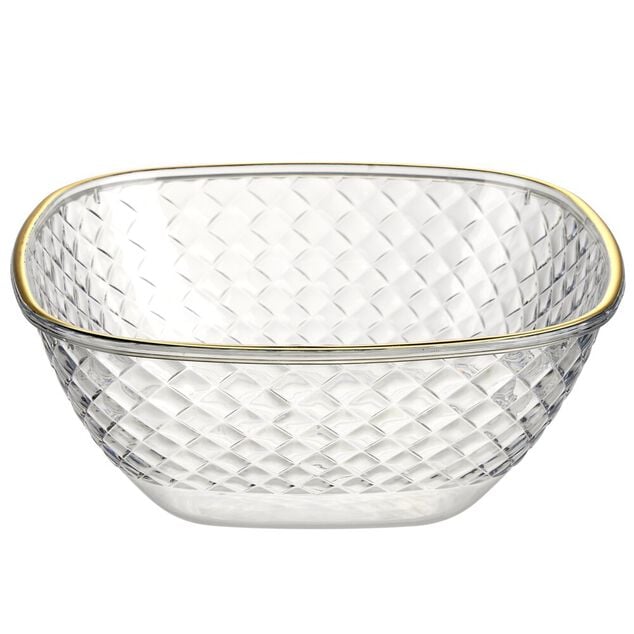 Saladier rond Sabah plastique transparent 3L