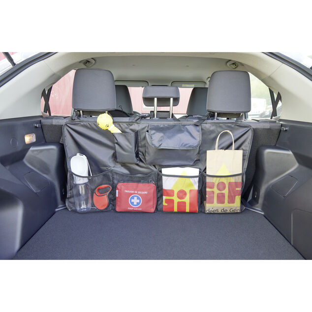 Organisateur coffre de voiture avec pochettes 44x89cm