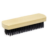 Brosse pour chaussures en bois 14x4xH3,5cm