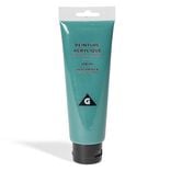 Tube peinture acrylique 120ml vert viridien