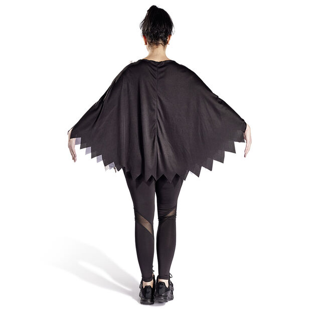 D&eacute;guisement adulte Halloween squelette poncho - Taille unique