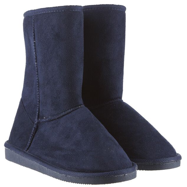 Botte femme Fourure bleu banquise