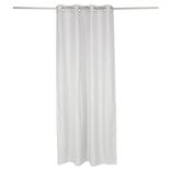 Rideau occultant effet tram&eacute; gris clair 140x240cm