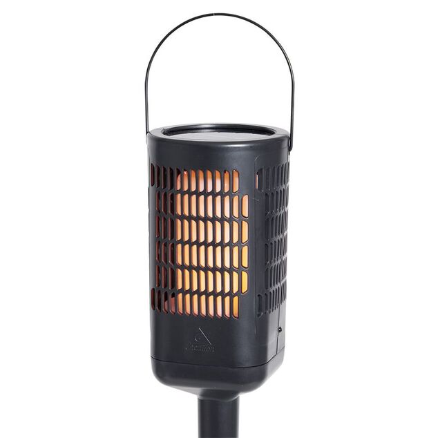 Torche solaire Gary 3en1 LED effet flamme H100cm