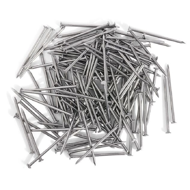 50g pointes t&ecirc;te homme acier brut - 1,8x40 mm