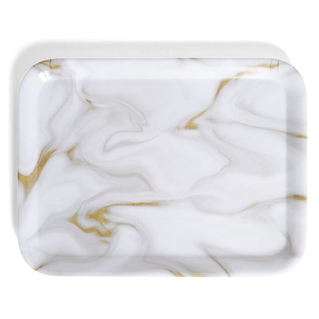 Plateau rectangulaire imprim&eacute; 29x22cm