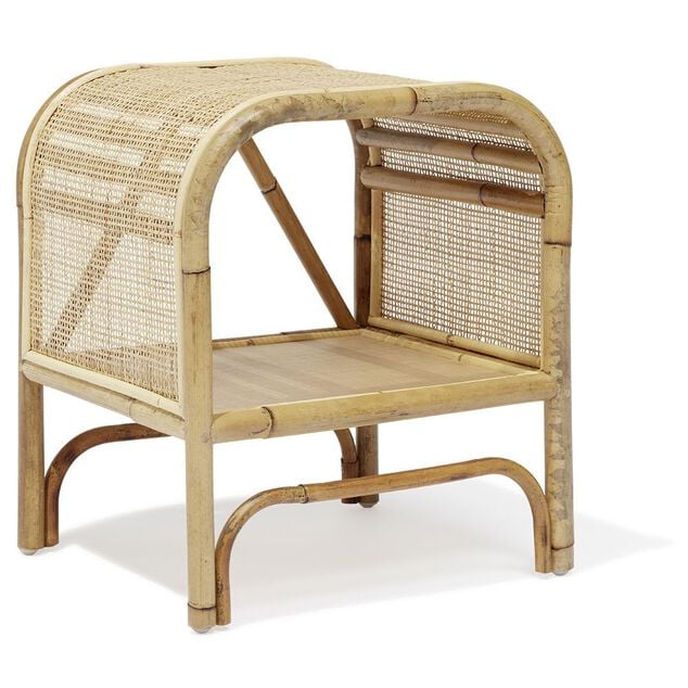 Chevet Malang rotin naturel - L40xP35xH45 cm