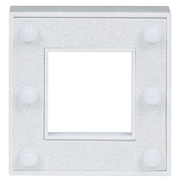 Miroir lumineux &agrave; paillettes