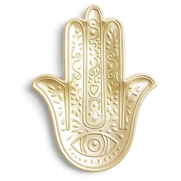 Vide-poche main de Fatma dor&eacute;