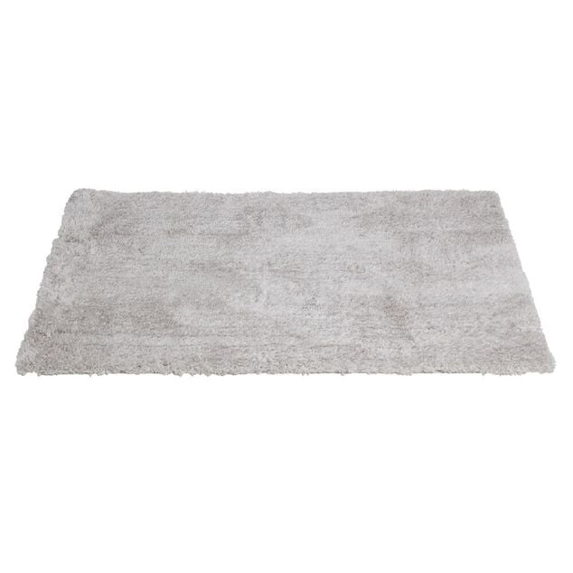 Tapis poils longs gris 100x150cm
