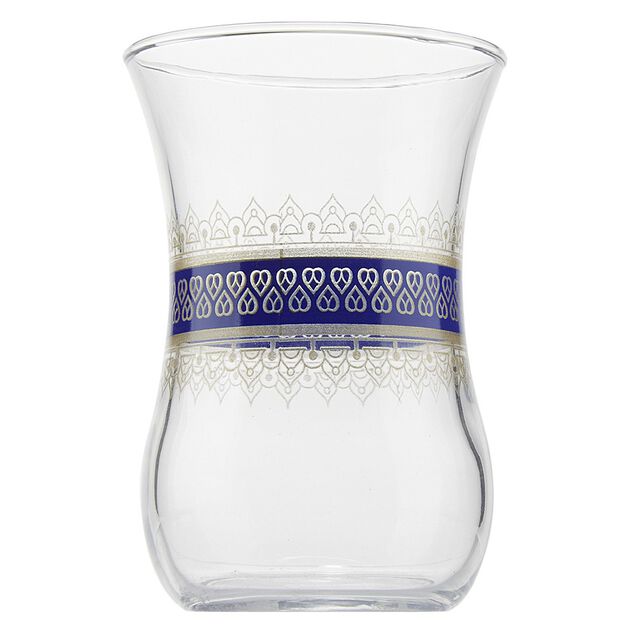 Verre &agrave; th&eacute; x6 verre motif oriental Touareg 11.5cl