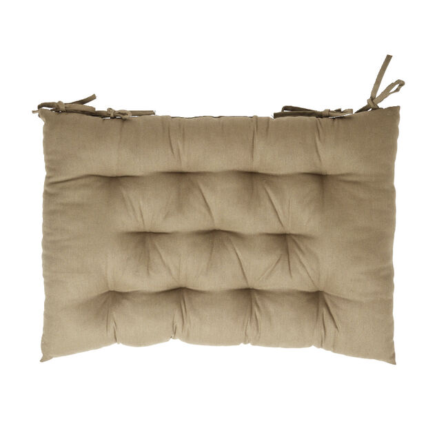 Coussin t&ecirc;te de lit rectangulaire vert kaki 50x70cm