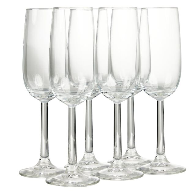 Fl&ucirc;te &agrave; champagne 20cl x6
