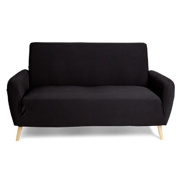 Protège canapé extensible 2 places L145-185cm noir