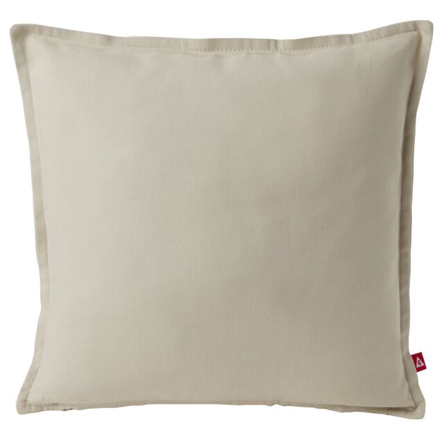 Housse de coussin coton Panama 40x40cm blanc