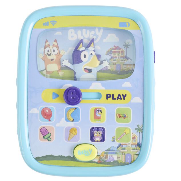 Jouet b&eacute;b&eacute; int&eacute;ractif Bluey ma 1&egrave;re tablette &eacute;ducative 17x5x20cm