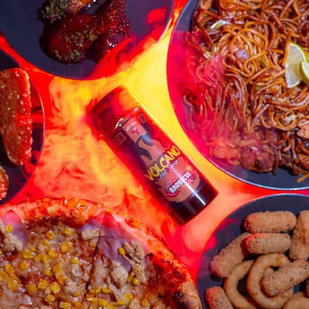 Sauce piquante Hot Chip Volcano saveur barbecue 270ml