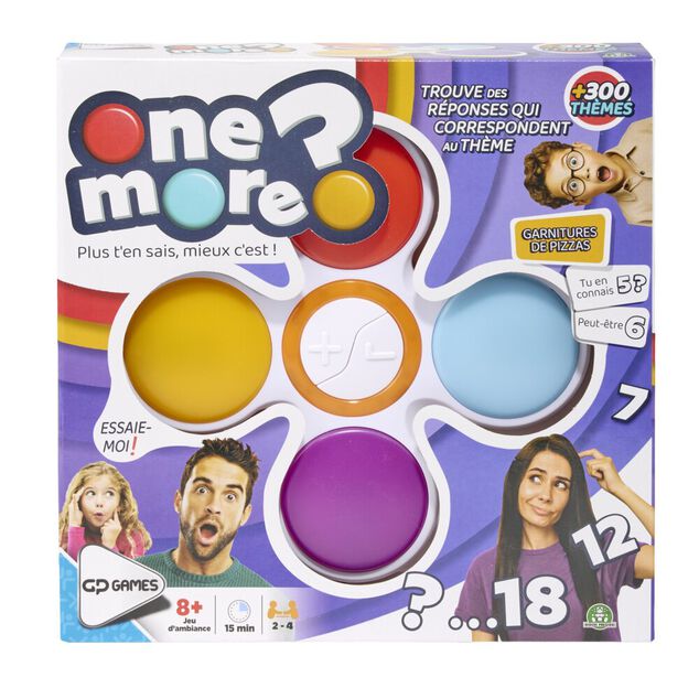 Jeu de soci&eacute;t&eacute; One More 300 th&egrave;mes