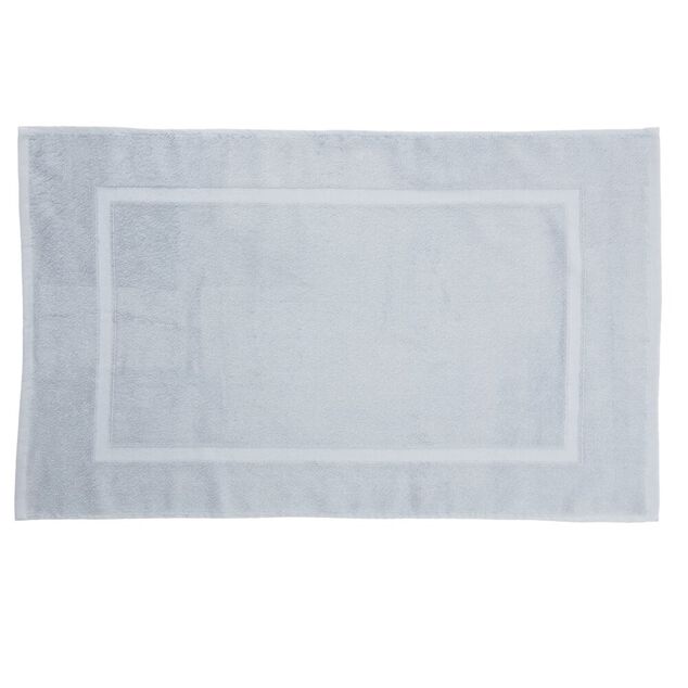 Tapis de bain coton bleu 50x80cm