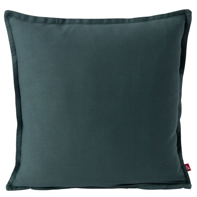 Housse de coussin coton Panama 40x40cm vert