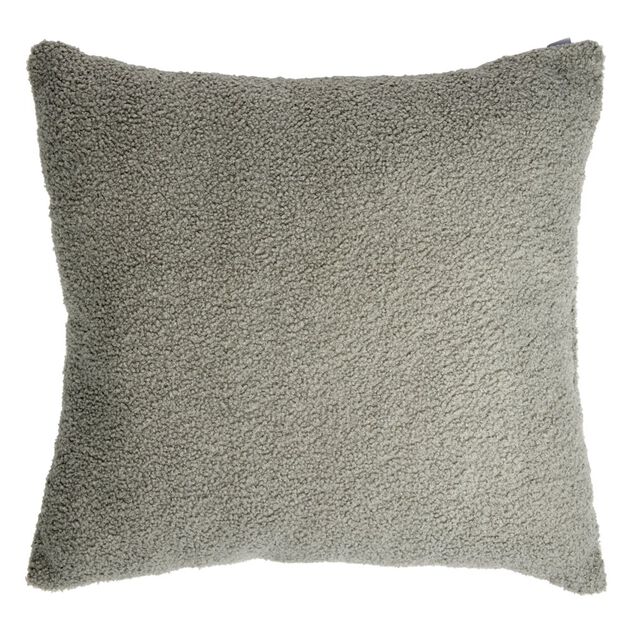 Coussin carré effet laine bouclette 40x40cm (3 modèles)