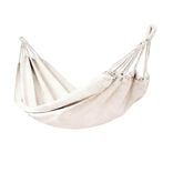 Hamac &agrave; suspendre 1 place Madere beige 100x200cm