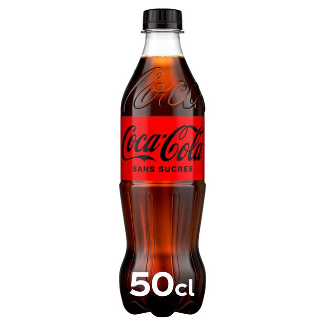 Boisson Coca-Cola sans sucres bouteille 50cl