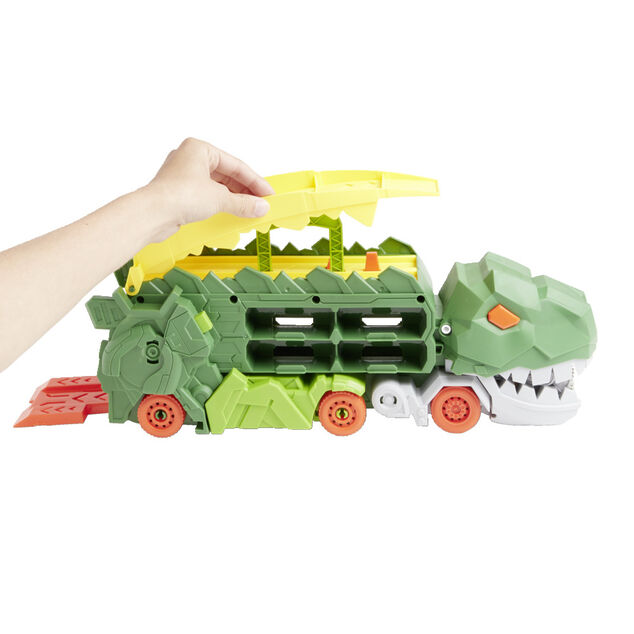 Camion transporteur dinosaure 6en1