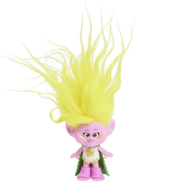 Figurine Troll Viva bleu et jaune