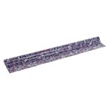 Toile cir&eacute;e bleu liberty L140cm
