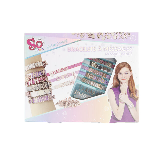 Coffret création bracelets à messages