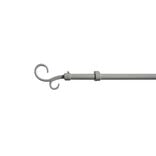 Kit Tringle Extensible 167-305 cm embouts crosse blanc