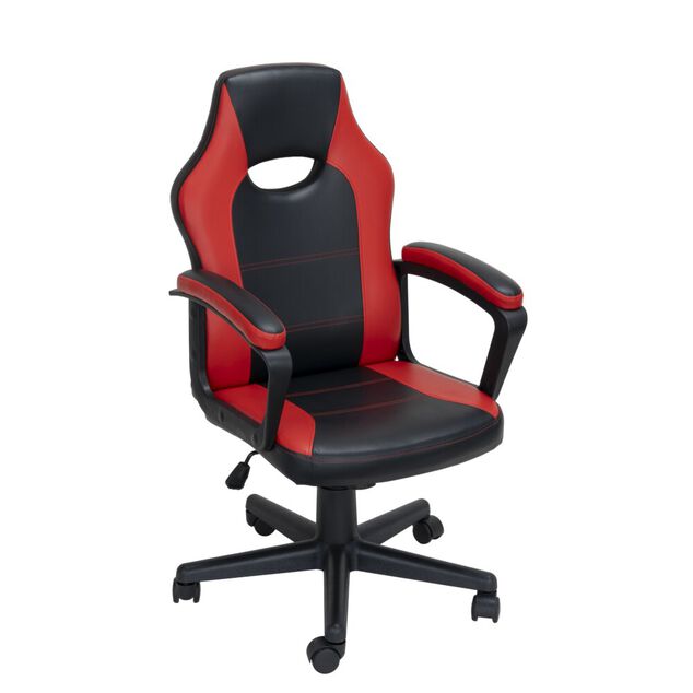 Chaise gaming pro max noire et rouge 55xP56xH110/112cm