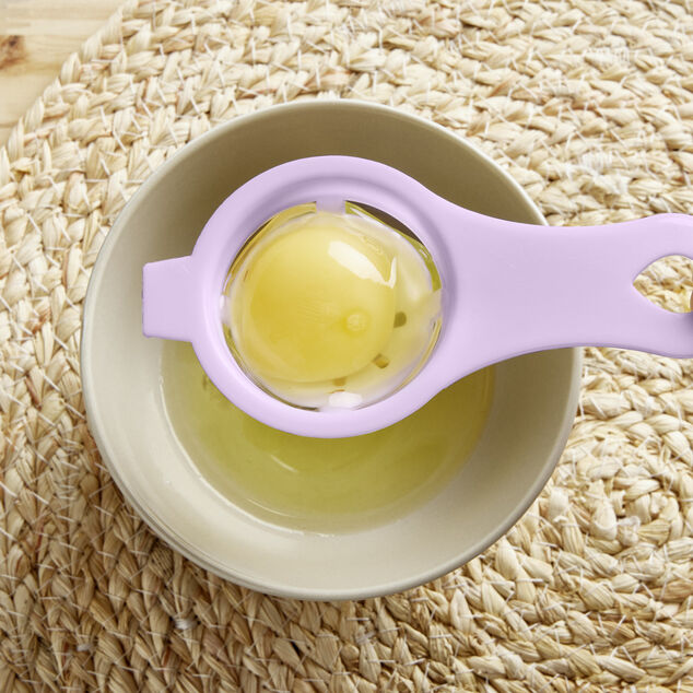 Séparateur blanc d'oeuf plastique bleu ou rose