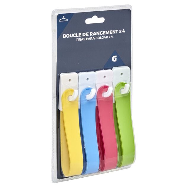 Boucle de rangement &agrave; suspendre en plastique