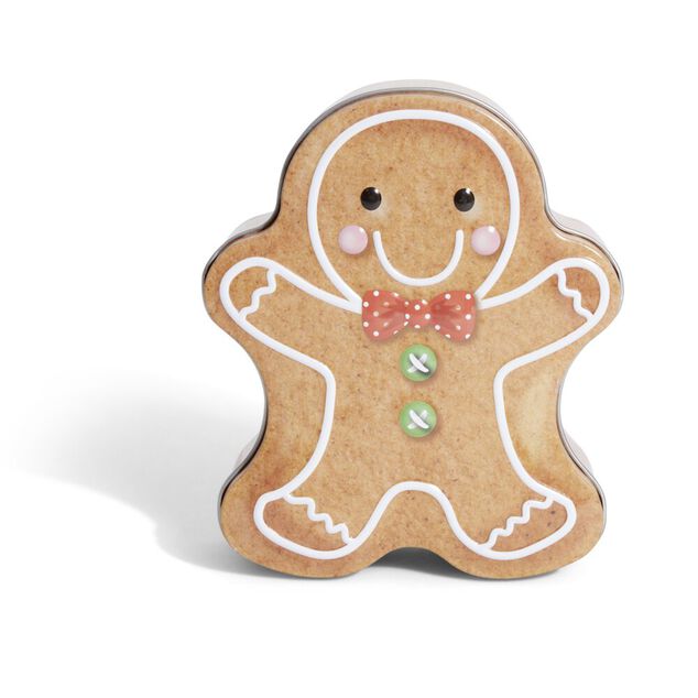 Boîte métal bonhomme pain d'épices