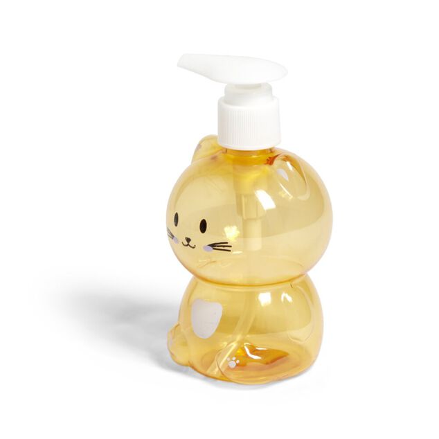 Distributeur de savon animal 300ml jaune (2 modèles)