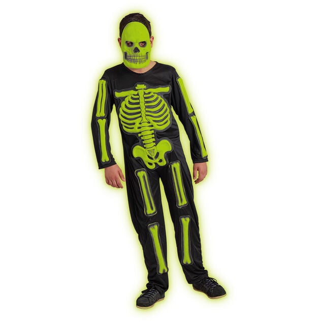 D&eacute;guisement squelette phosphorescent 11/14 ans Halloween