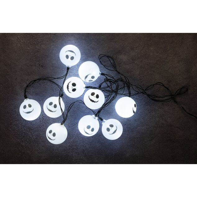 Guirlande LED Halloween Disney Mr Jack Skellington &agrave; piles L90cm
