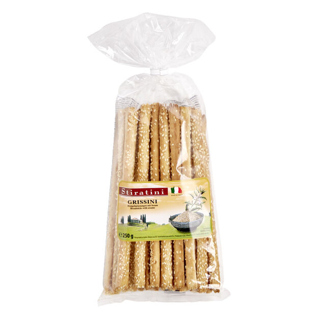 Gressins s&eacute;same et pavot 250gr