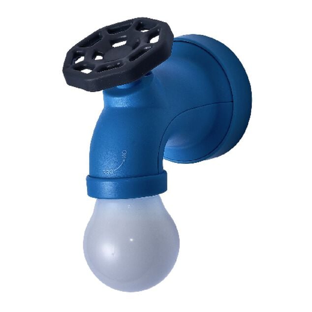 Lampe LED style robinet vintage