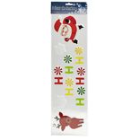 Sticker gel décor de Noël pour fenêtre