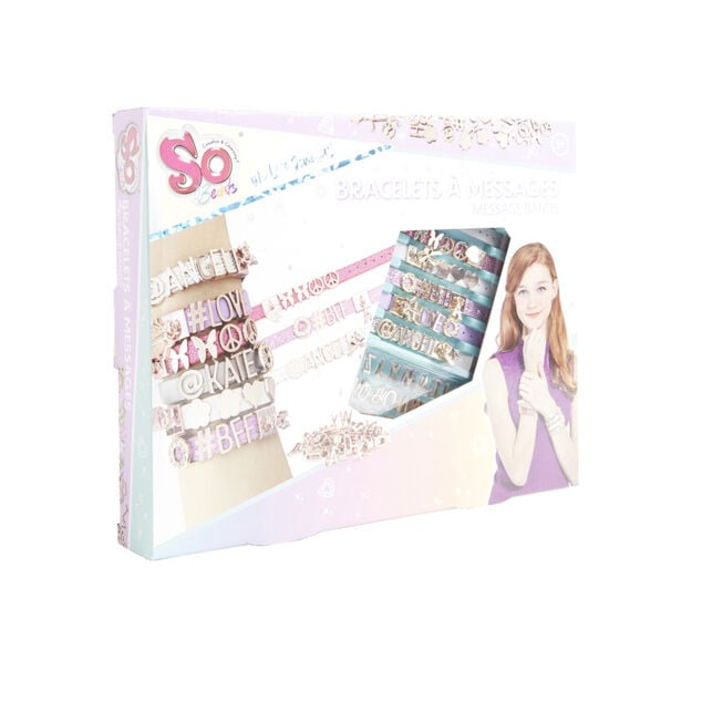 Coffret cr&eacute;ation bracelets &agrave; messages