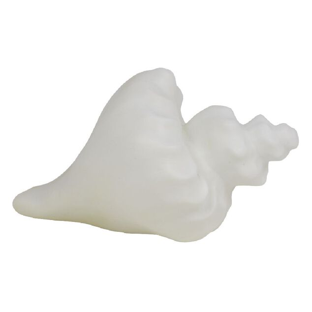 Veilleuse LED coquillage blanc