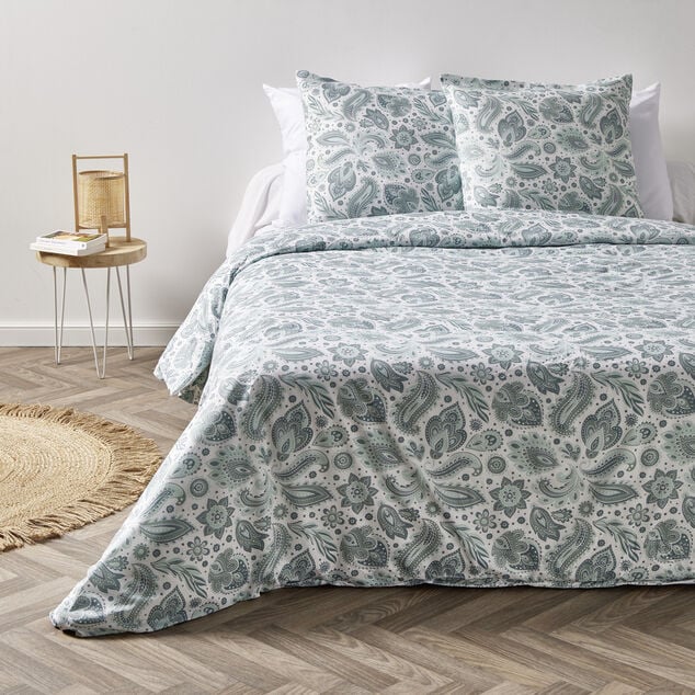 Parure de lit 2 personnes 240x220cm 3 pi&egrave;ces - 4 mod&egrave;les