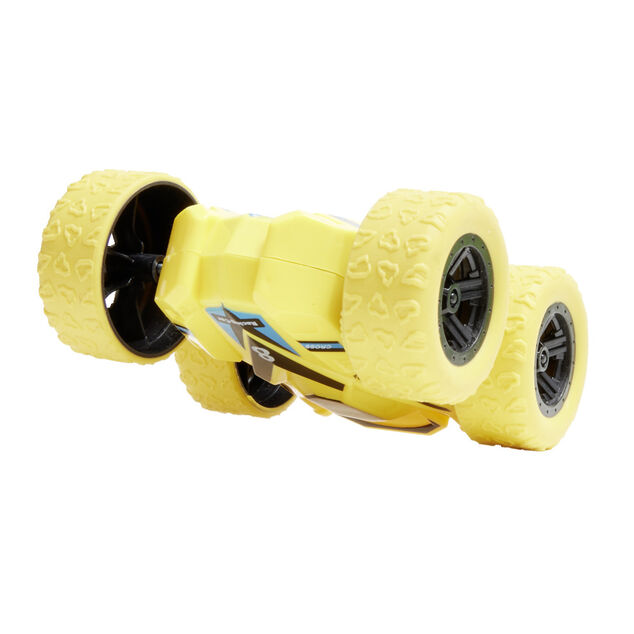 Véhicule à friction grosses roues en plastique 8x8xH3,8cm (4 modèles)