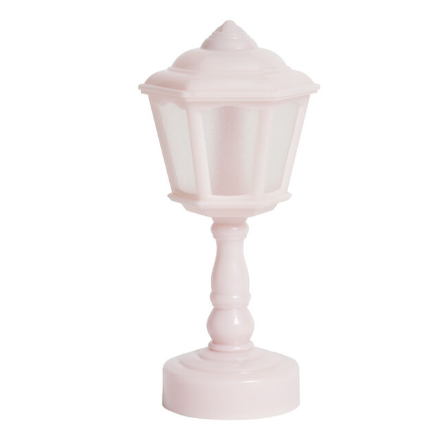 Mini lampe LED de bureau forme lampadaire &Oslash;6xH14cm - 4 coloris