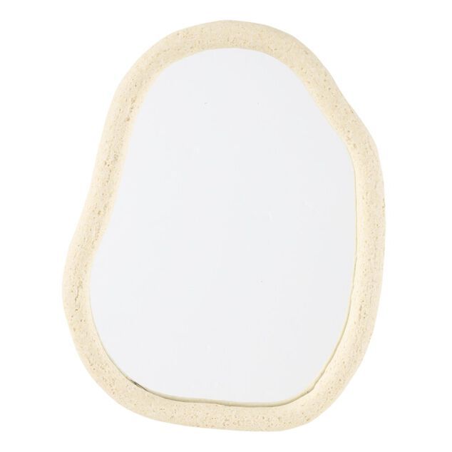 Miroir organique effet pierre 20,5X26cm